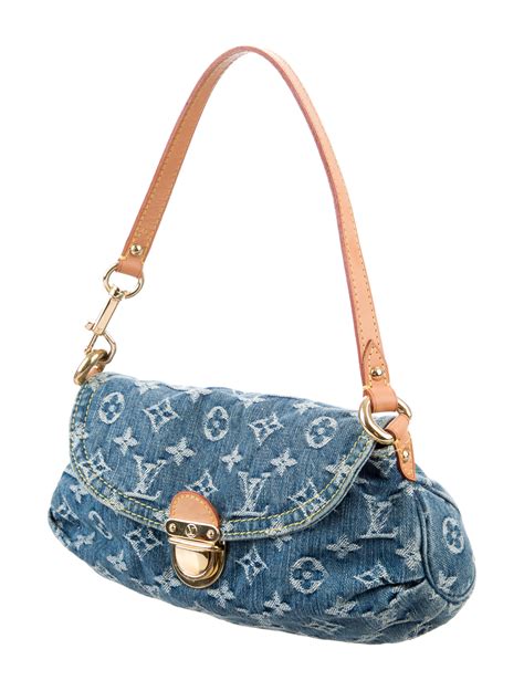 lv mini pleaty denim|monogram mini pleaty.